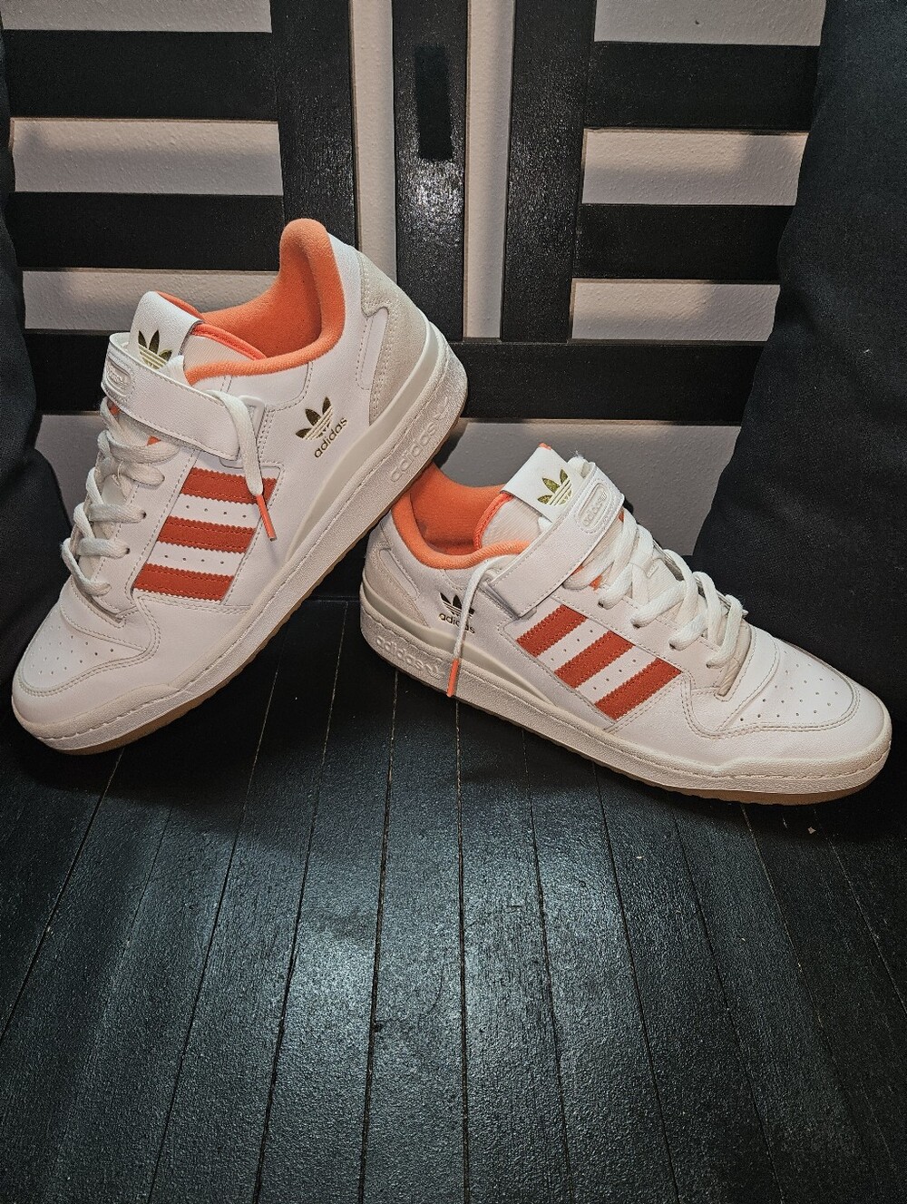 Adidas Forum Low 'White True Orange' (2021) - Sz 11M/12W (GY2647)